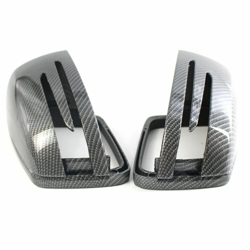 Carbon Fiber Side Wing Mirror Covers for Mercedes W176 W204 C117 W212