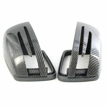 Carbon Fiber Side Wing Mirror Covers for Mercedes W176 W204 C117 W212