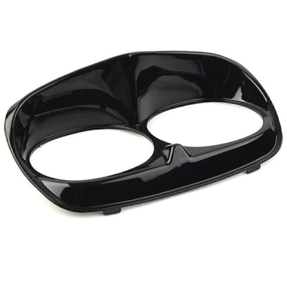 Black Headlight Bezel Cover for Harley Road Glide FLT (1998-2013)