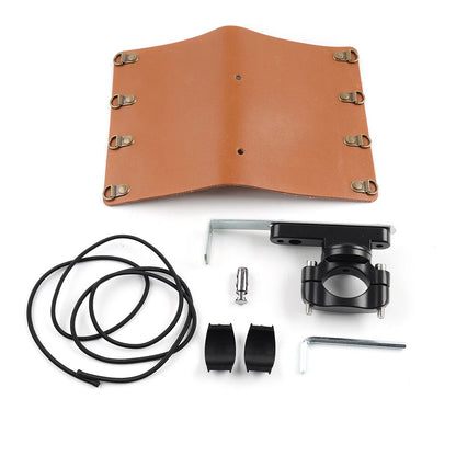 Universal Motorcycle Cup Holder for Harley - Yellow Brown Handlebar Accessory
