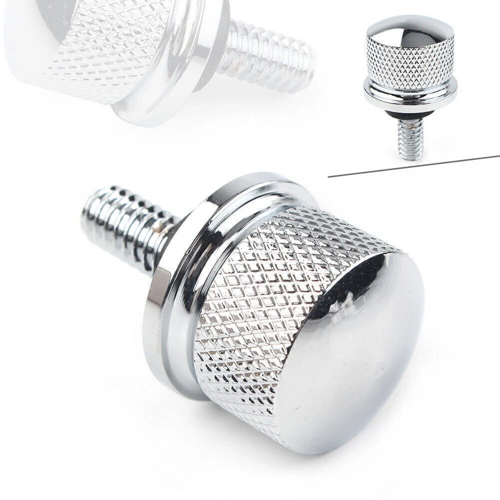 Rear Seat Bolt Screw 6mm Aluminum Chrome for Harley Touring Street Glide (1996-2015)