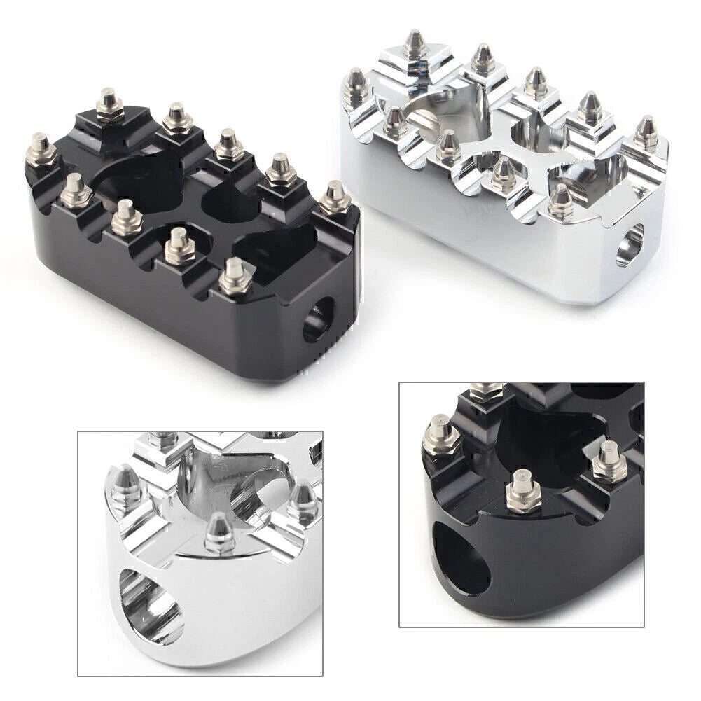 Universal Chrome Anti-Skid Gear Brake Shift Peg Pedals for Harley