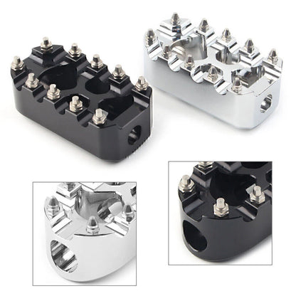 Universal Chrome Anti-Skid Gear Brake Shift Peg Pedals for Harley