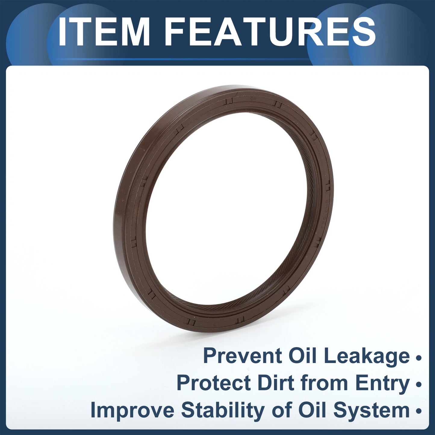 Rear Crankshaft Oil Seal for Honda Accord, Civic, GMC Sierra (2003-2011)