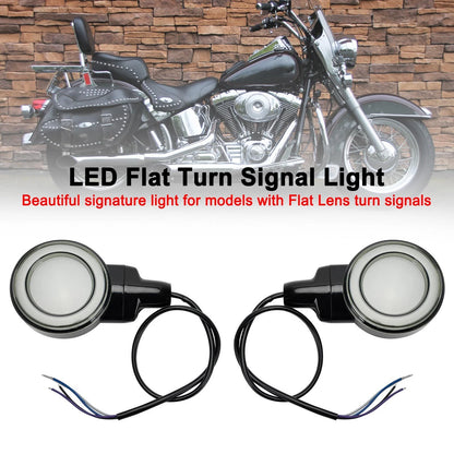 LED Turn Signal Flat for Harley Heritage Softail Classic (1999-2023) Black