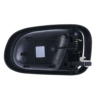 Door Handle Inner Set of 4 for Toyota Corolla (1994-1999) Black Front Rear