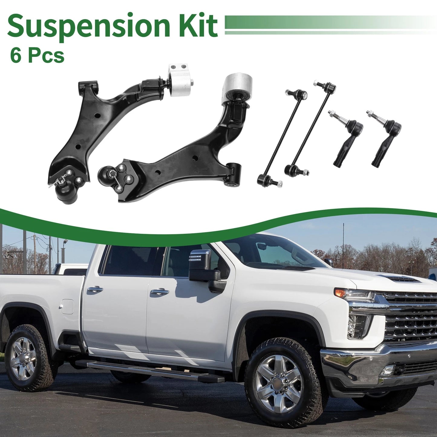 6 x Front Suspension Kit Control Arm for Chevrolet Equinox
