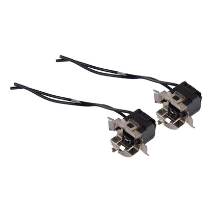 2 x H7 Halogen Bulb Socket Wire Adapter