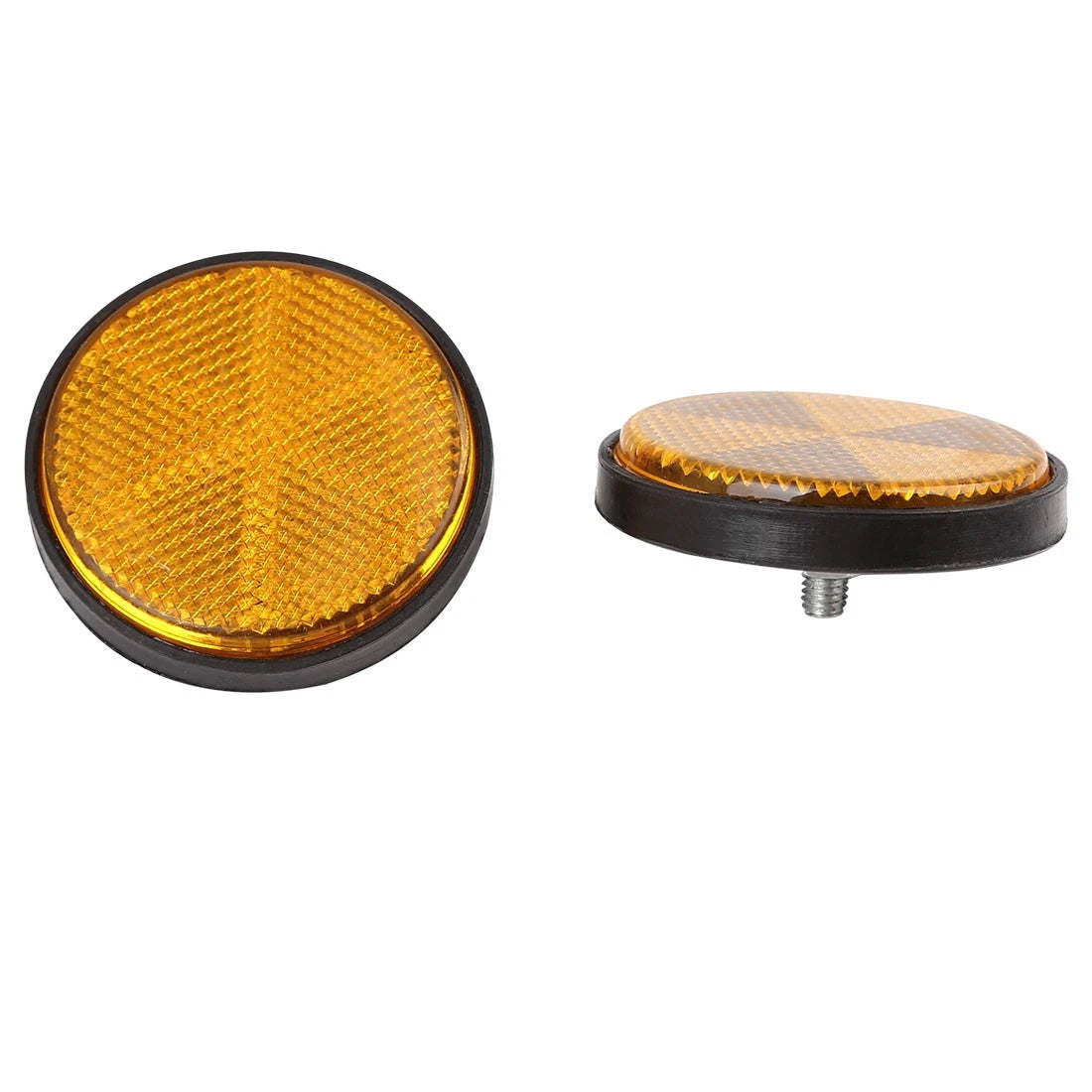 4 x 6mm Plastic Screw Mount Reflective Motorcycle Reflector for Motorcycle