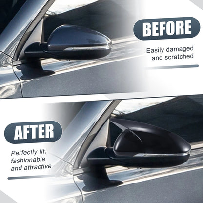 Rearview Mirror Cover Overlay Gloss Black for Kia Forte Cerato K3 (19-24)