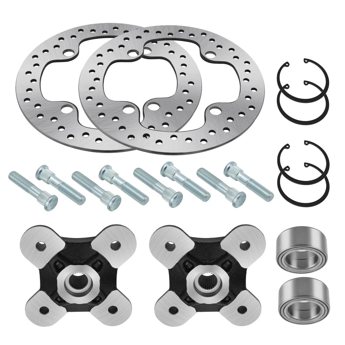 2 x Front/Rear Hubs Rotor Bearing Studs for Polaris RZR XP1000 (2014–2023)