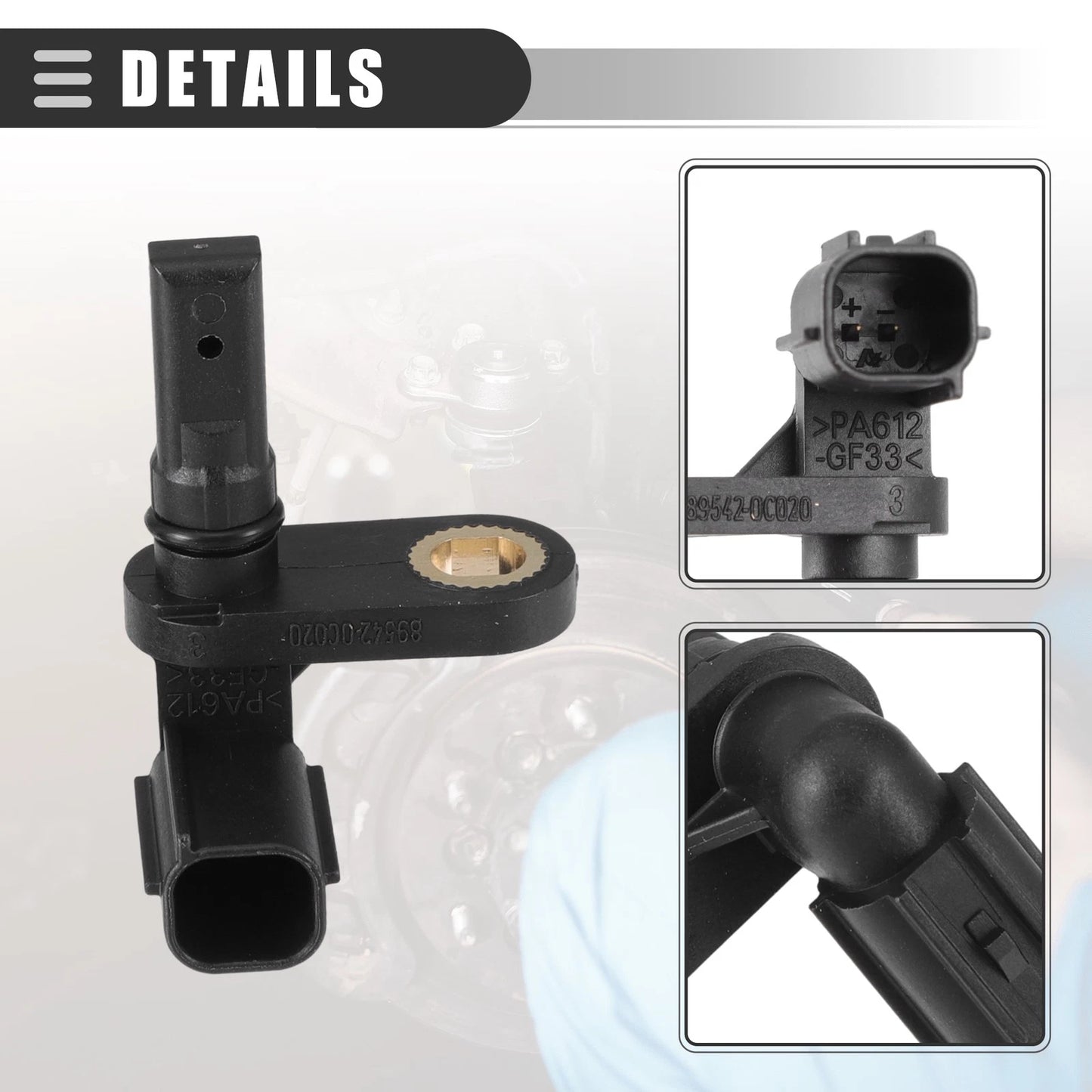 ABS Wheel Speed Sensor Set for Toyota Tundra (2007-2017)