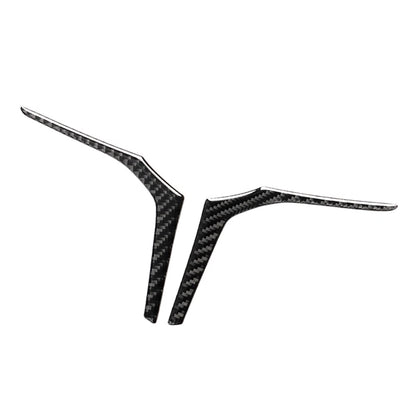 Black Steering Wheel Strip Cover Trim for BMW 3 5 6 Series X3 X4 X5 (2018-2023)