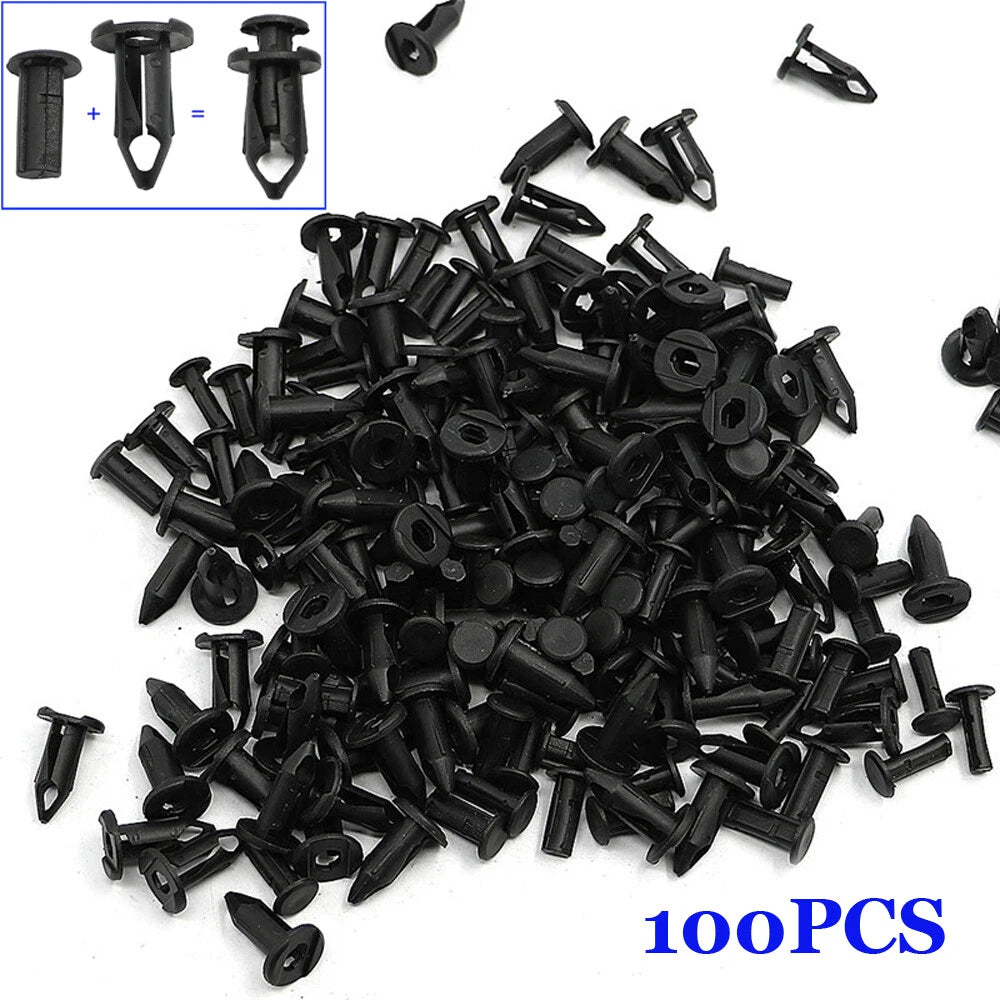 100 Auto Fender Rivets Clips Parts for Can-Am Maverick