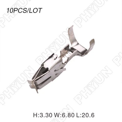 10 x 4.8mm Female Copper Fuses for Car Truck Automobiles Terminals