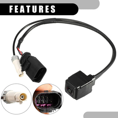 Rear View Back Up Camera Black for Porsche Macan (2015-2020)