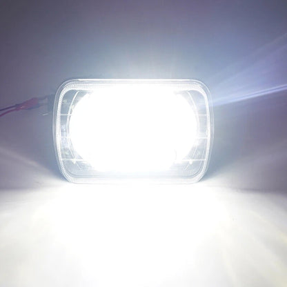 Brightest 5x7" 7x6" Rectangle LED Hi/Lo Headlight Assembly for Universal Vehicles
