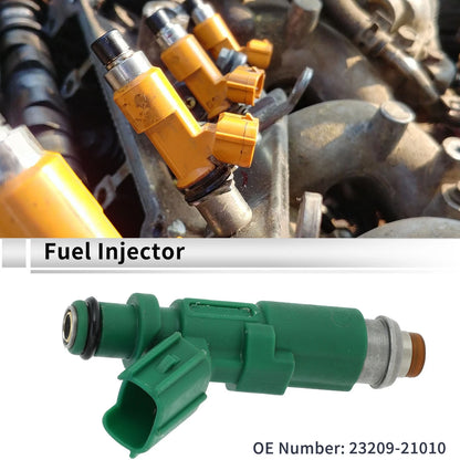Fuel Injector 1x Green for Toyota Yaris