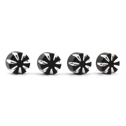 4 Pcs Aluminum Head Bolt Cover Caps for T120 Thruxton Scrambler (2016-2023)