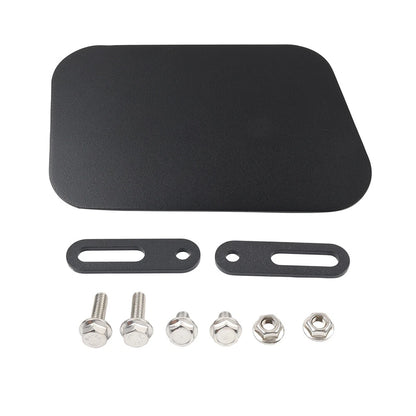 CNC Black Right Side Number Plate Panel Cover for Motorcycle