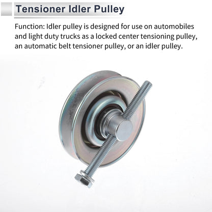 Drive Belt Idler Pulley for Mitsubishi Montero Sport (1997-2004) 1 Pc