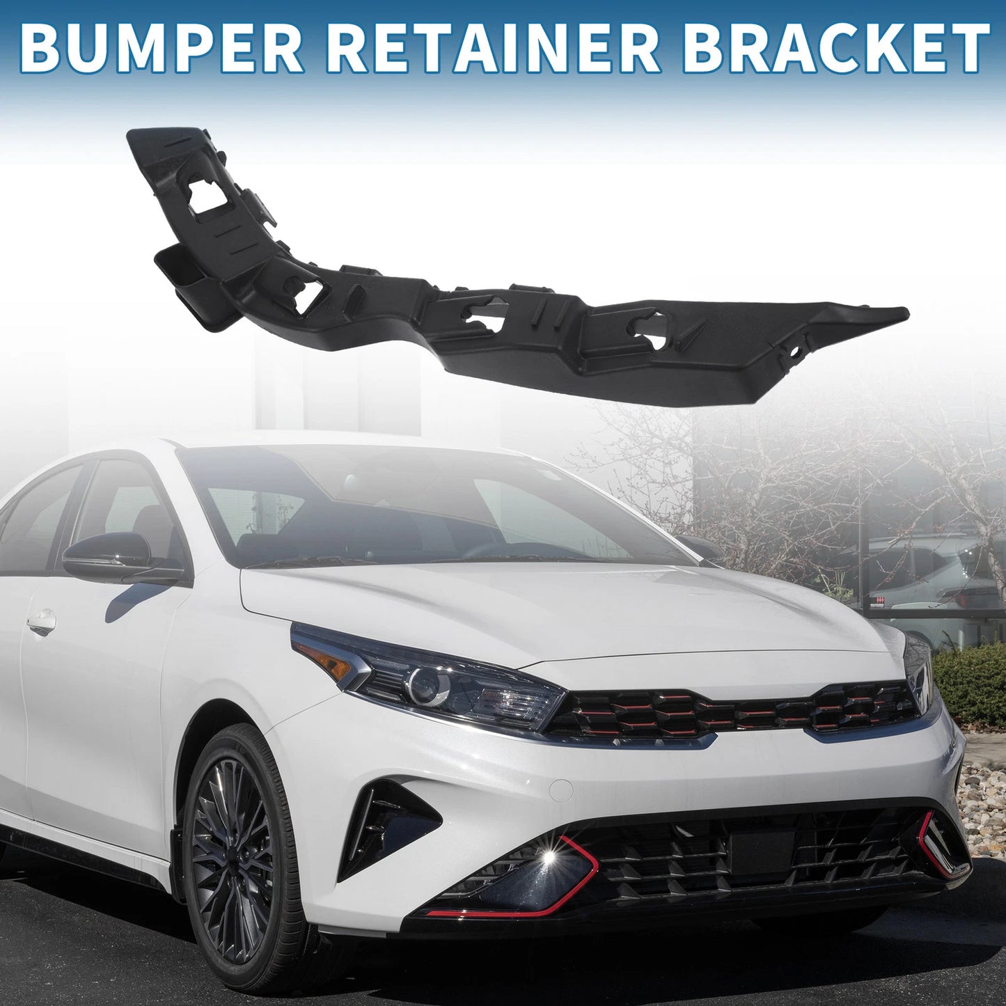 Left Rear Bumper Retainer Bracket for Kia Forte5 (2014-2018)