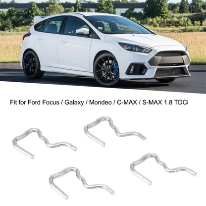 4 x Fuel Leak Off Pipe Clips for Ford Focus, Tourneo, Transit Connect (2002-2018)