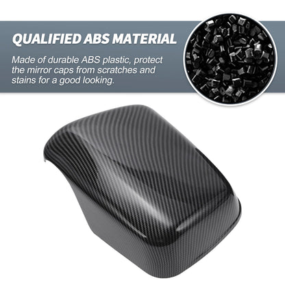 Rearview Mirror Cover Overlay Black Carbon Fiber for Lexus RX300 (1999-2003)