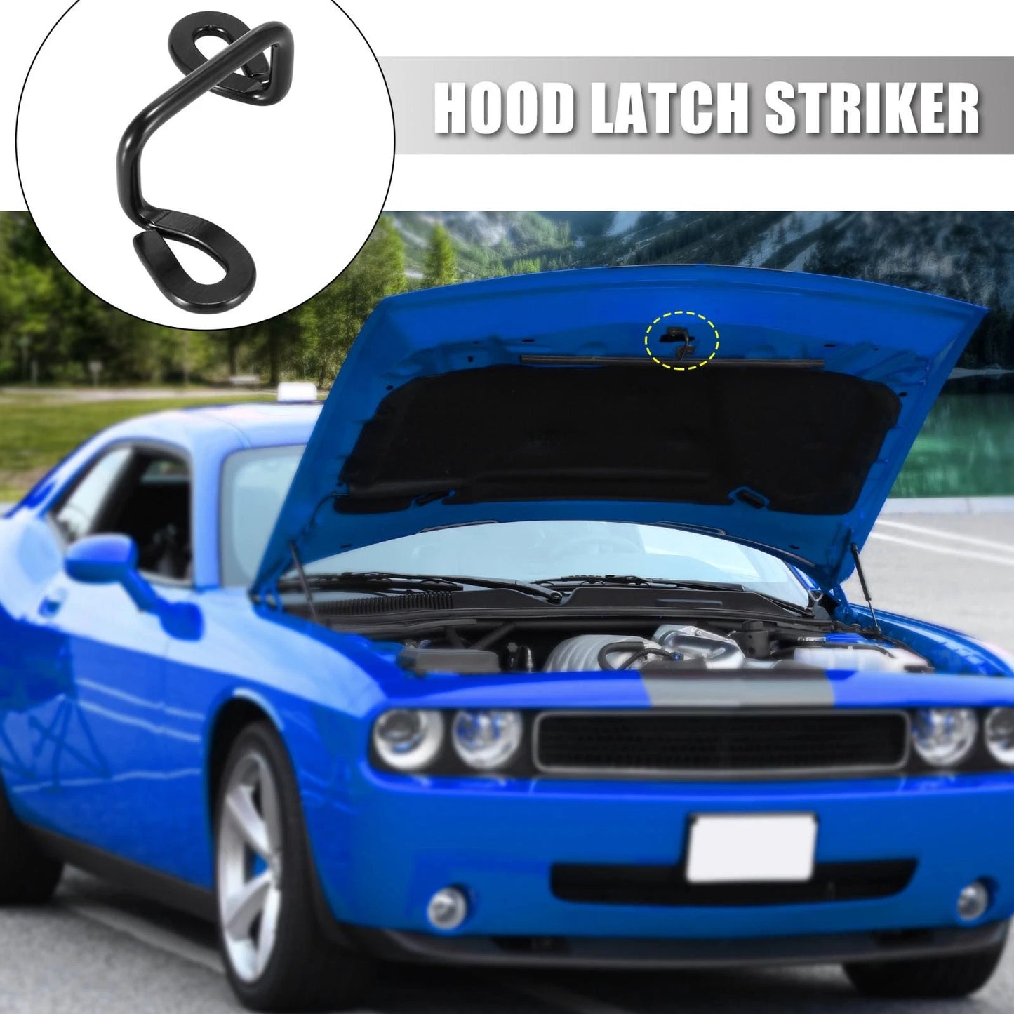 Hood Latch Striker for Dodge Challenger Charger Magnum Chrysler