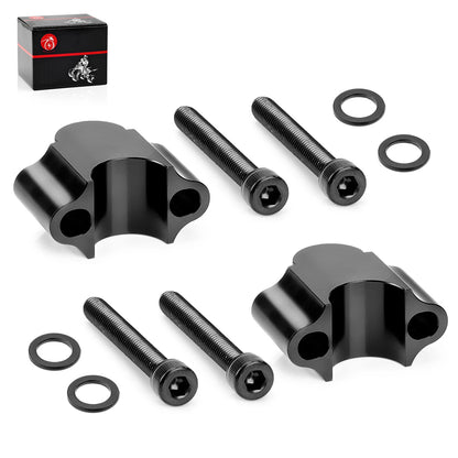 7/8" Black Handlebar Risers 30mm For Can-Am/Honda/Yamaha