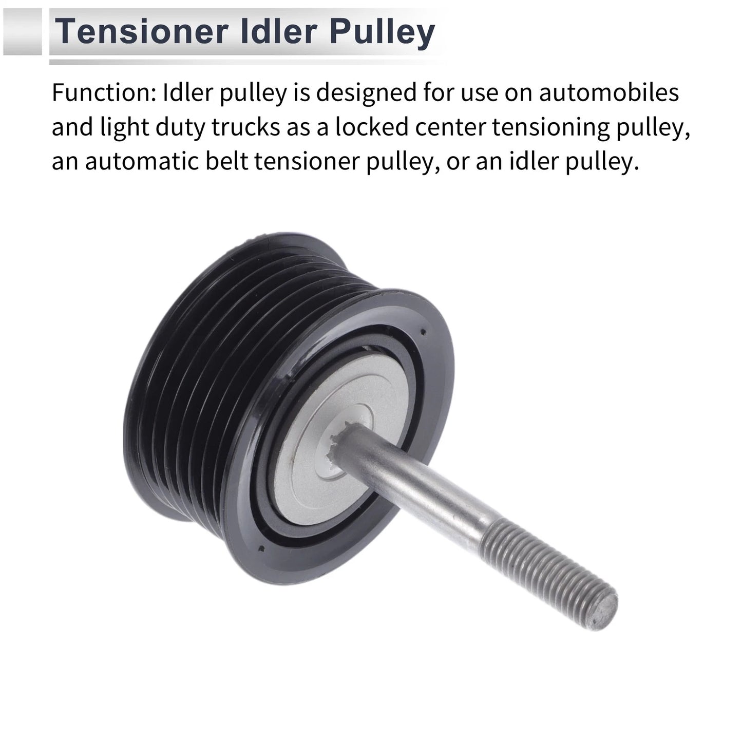 Drive Belt Idler Pulley for Porsche Cayenne (2008-2015)