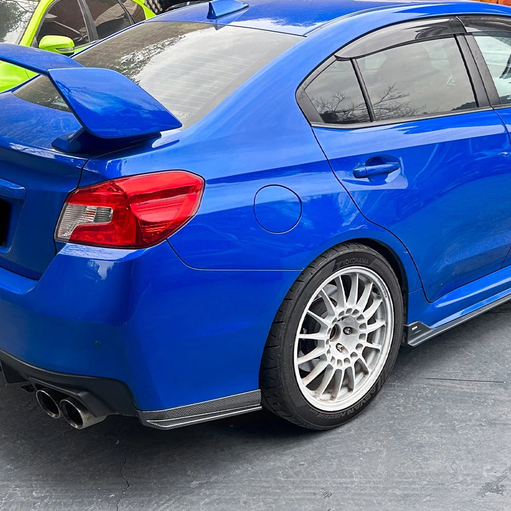 Rear Bumper Aprons Spats Cap Corner Splitter Spats for Subaru WRX STI (2015–2021)