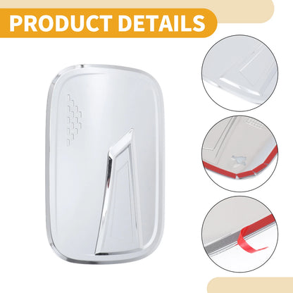 Fuel Tank Door Cap for Honda CR-V 2017-2022 Chrome Silver Tone