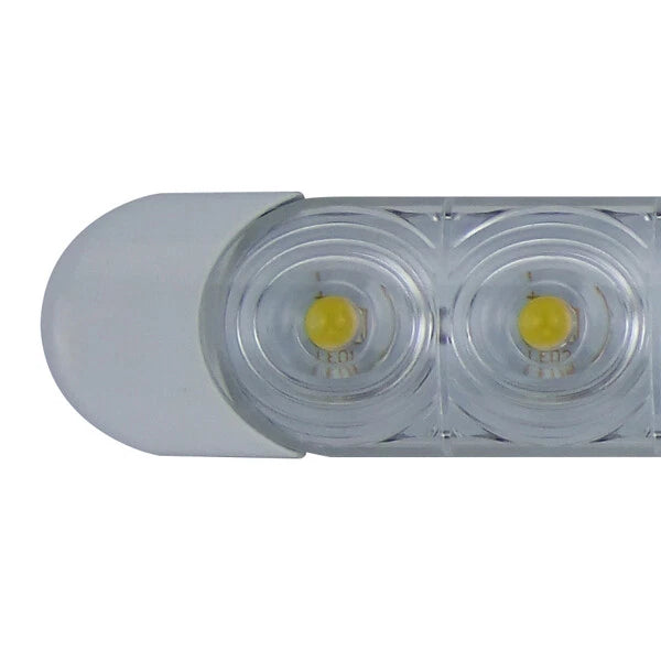 LED Strip Light 12V 230mm x 24mm White Frame Waterproof IP66 Rating