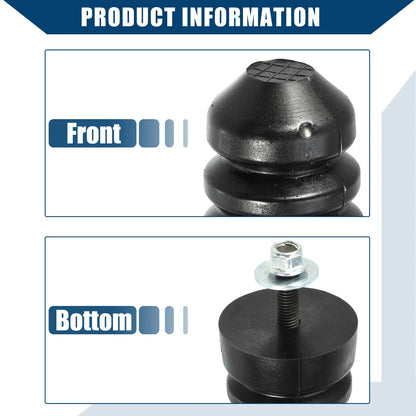 Suspension Strut Bumper Stop for Ford Excursion 2000-2005 Black 2 x Pcs