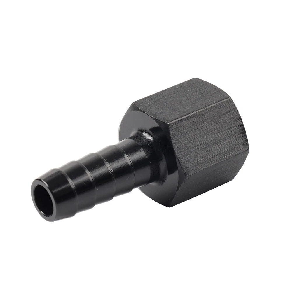 AN6 Female to 3/8" Hose Barb Fuel Line Swivel Fitting Adapter for Car
