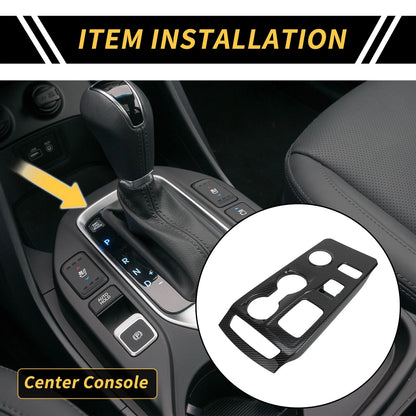 Carbon Fiber Gear Shift Frame Panel Cover Trim for Ford Ranger (2023-2024)