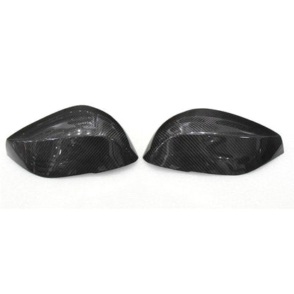 Add-on Real Carbon Fiber Side Mirror Shell Caps fit for Infiniti Q50 2014-2018