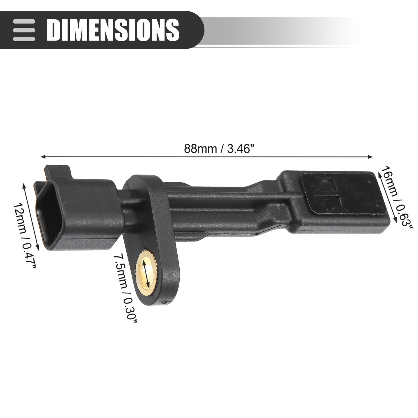 ABS Wheel Speed Sensors for Dodge Nitro, Jeep Liberty (2007-2012)