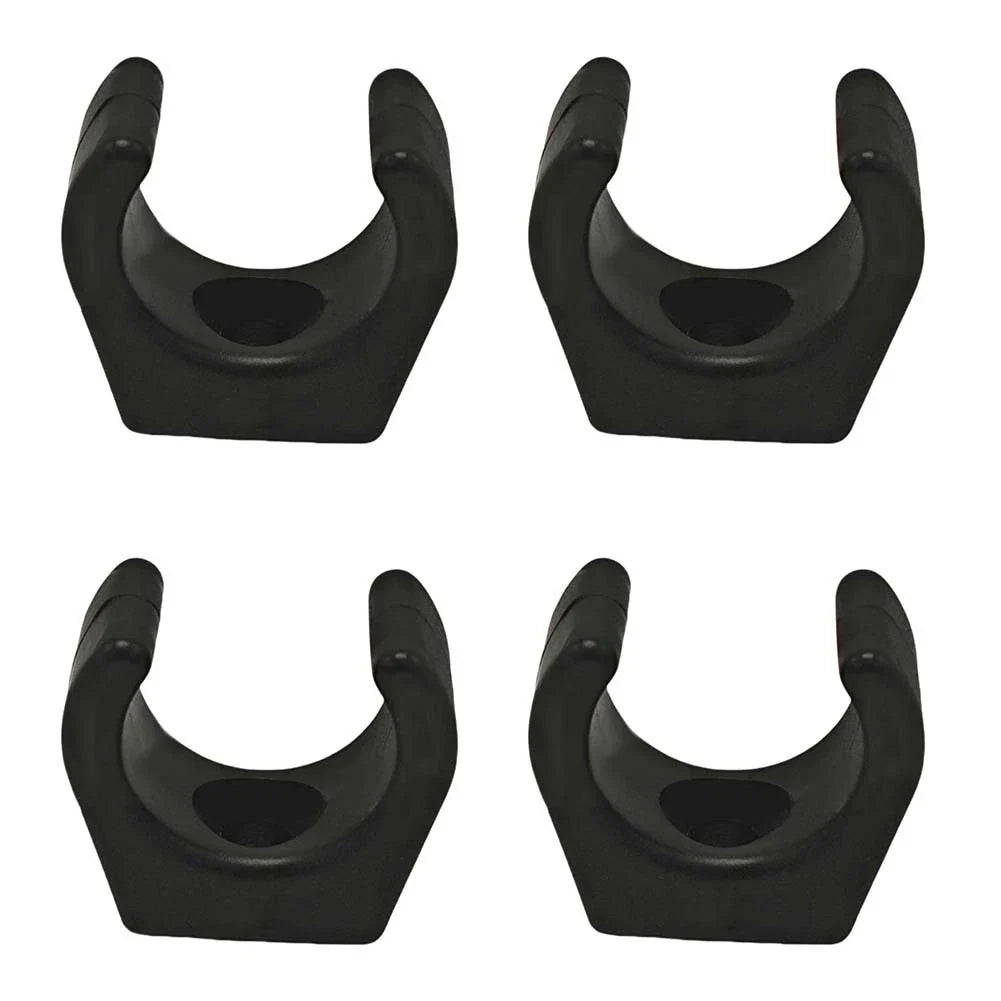 4pcs Boat Paddle Rod Holder Clips for 1" Diameter Marine Stowage