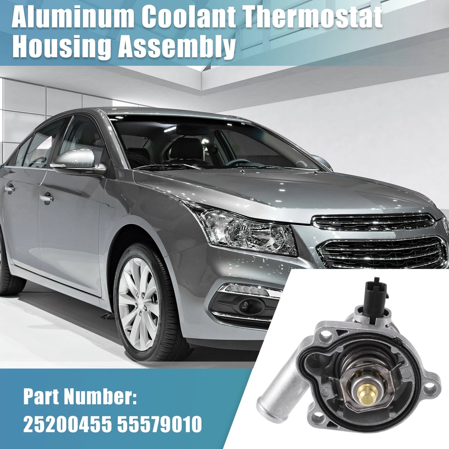 Aluminum Engine Coolant Thermostat Housing for Chevy Cruze Buick