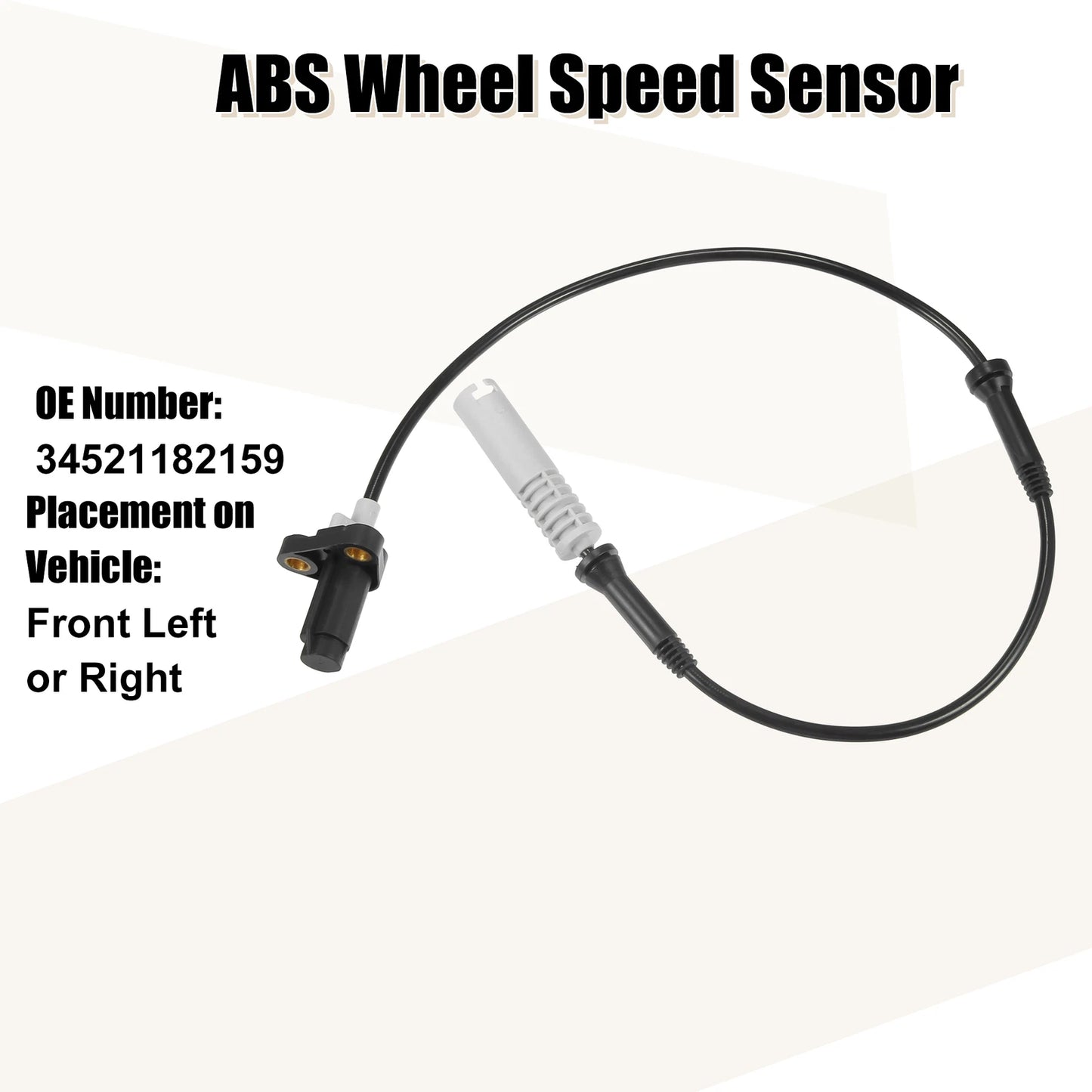 ABS Wheel Speed Sensor Front Left/Right for BMW 520i 523i 528i (2001-2007)