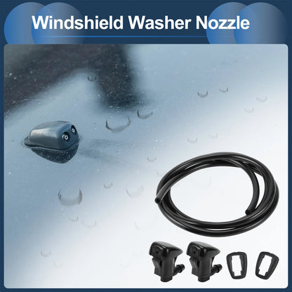Windshield Washer Nozzle With Gasket Fluid Hose for Chevy