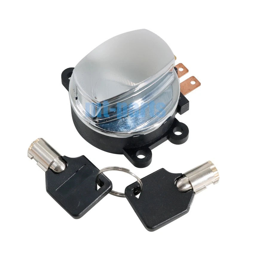 Chrome Ignition Key Switch for Harley-Davidson NIGHT TRAIN FXSTB (2000-2009)