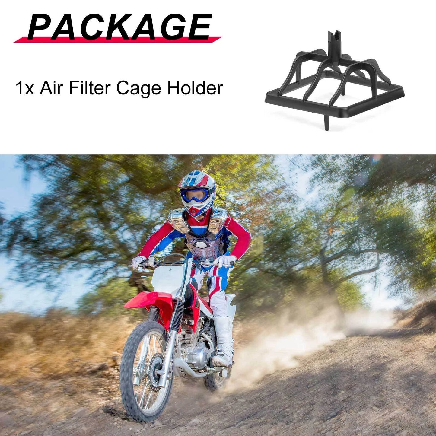 Air Filter Cage Holder for Honda CRF150F/CRF230F 2003-2019