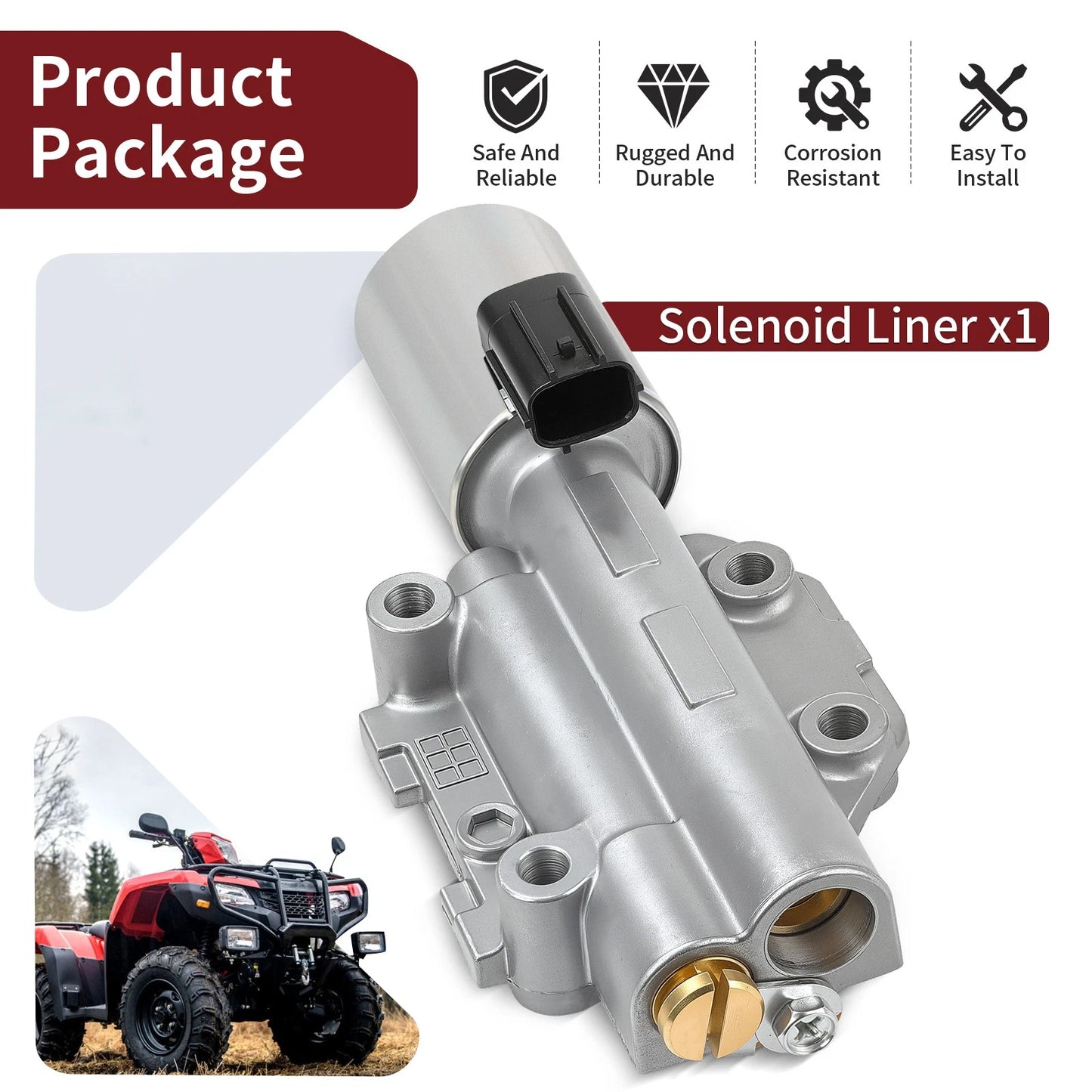 Solenoid Liner for Honda Rancher 420 4x4 AT TRX420FA/FPA (2009–2019)
