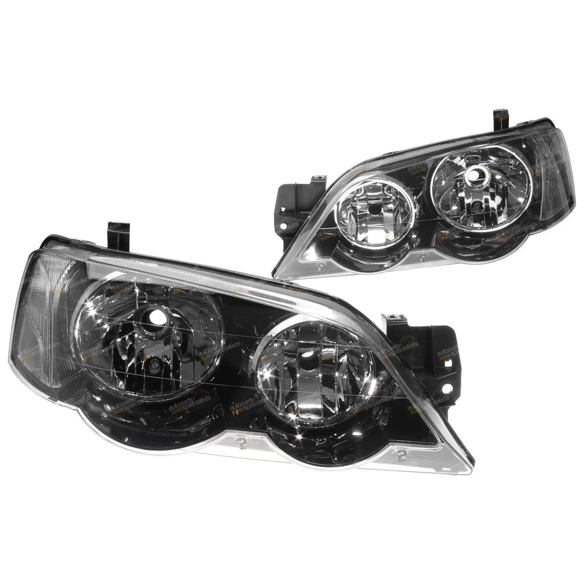 Headlights LH+RH Set for Ford Falcon BA BF XR6 XR8 (2003-2008)