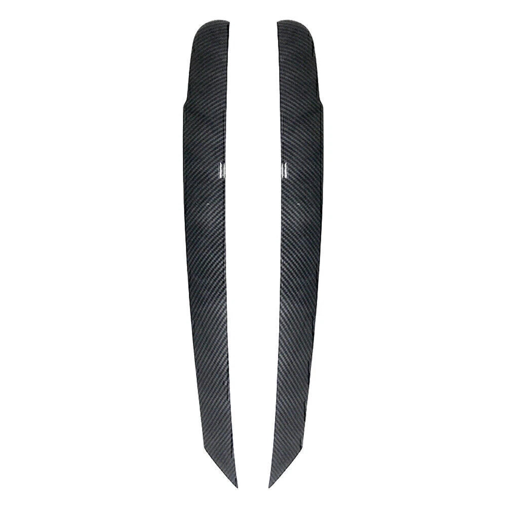 Carbon Fiber Headlight Eyelid Trim Covers for Volkswagen Touran (2011-2015)