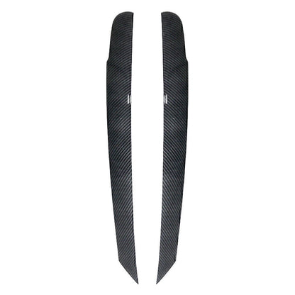 Carbon Fiber Headlight Eyelid Trim Covers for Volkswagen Touran (2011-2015)