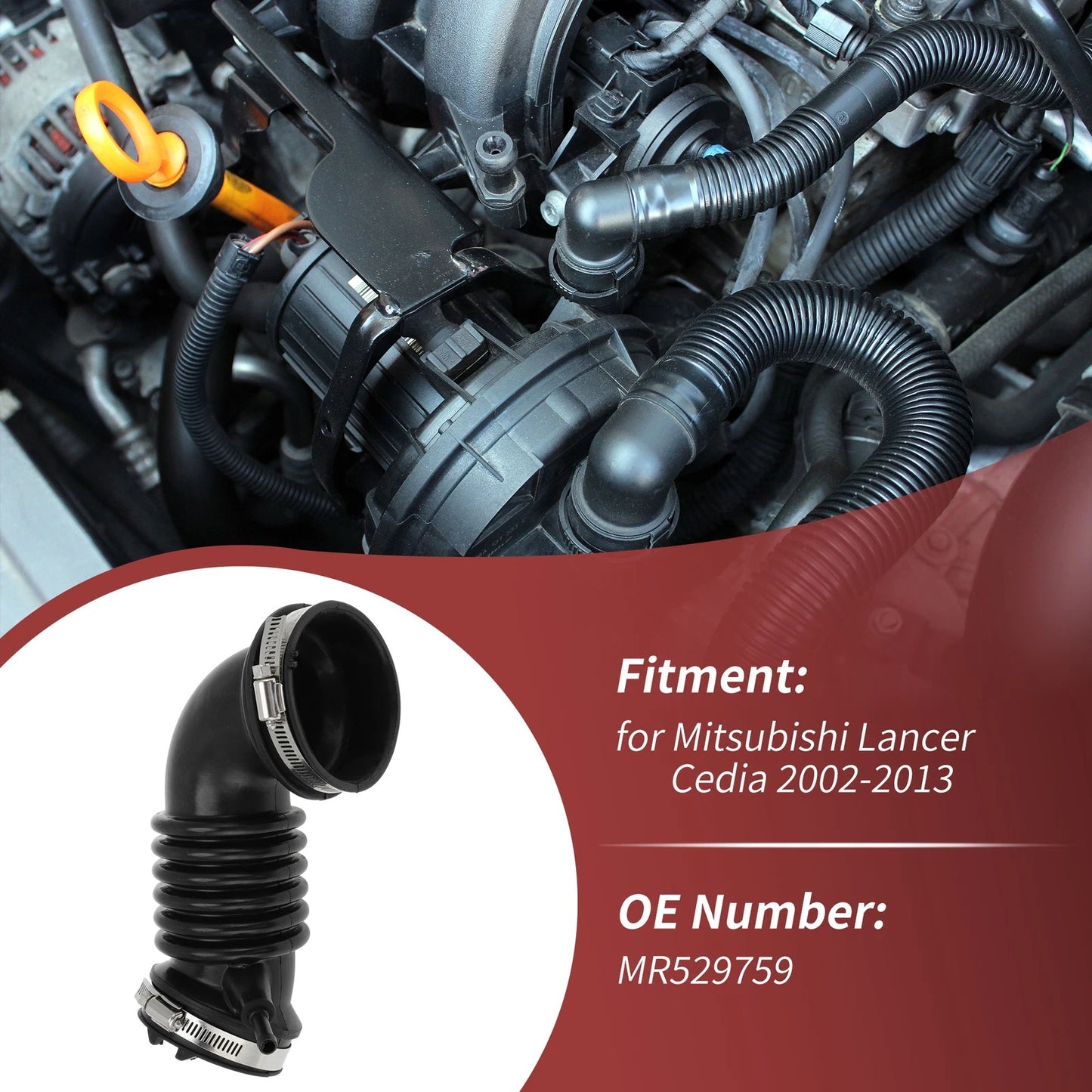 Engine Air Intake Hose for Mitsubishi Lancer Cedia (2002-2013)